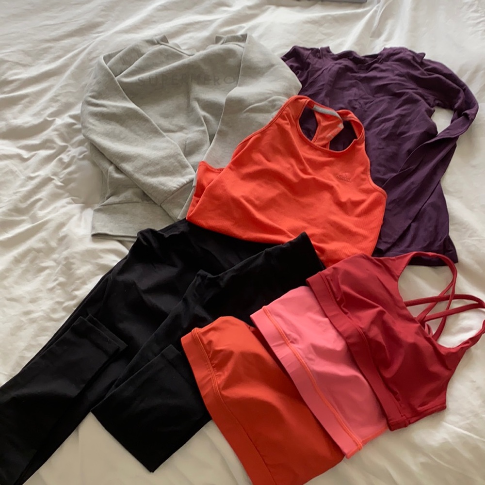 SOLD Lululemon and Sweaty Betty workout clothes bundle